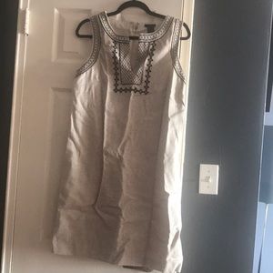 Ann Taylor linen A line dress